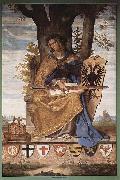 Philipp veit Fresco in the Stadelschen Institute, right side, scene, allegorical figure of Germania oil painting